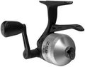 Zebco 33 Micro Trigger Spincast Fishing Reel, Size 10 Reel, Right or Left-Hand Retrieve, 4-Pound Zebco Cajun Line, Silver/Black (Clam Packaging)