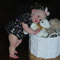 Anano 20 Inch Reborn Baby Dolls Toddler Girl Realistic Silicone Newborn Dolls Sweet Real Life Dolls for Babies