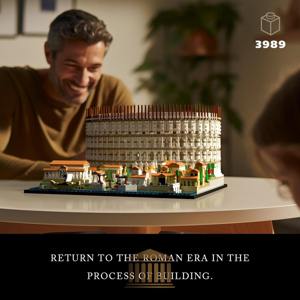 Architecture Roman Colosseum Building Set Collectible Model for Adults 3989 Pieces O36582