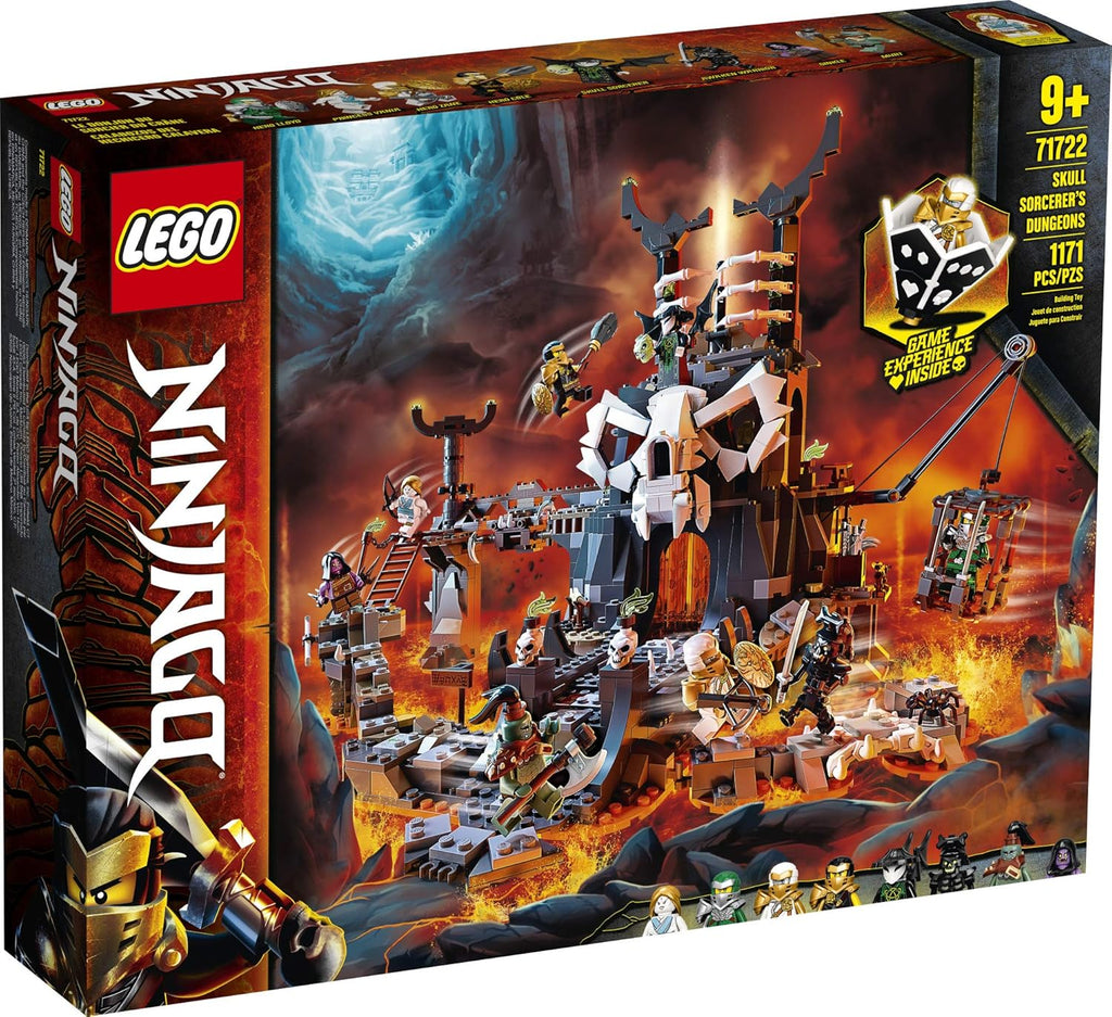 LEGO NINJAGO Skull Sorcerer’s Dungeons 71722 Building Toy Set G46111
