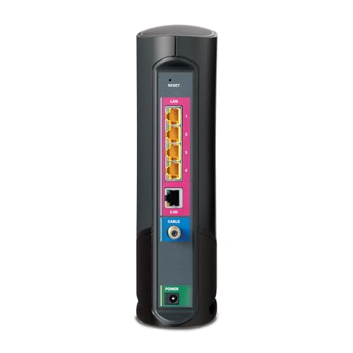 ARRIS G34 Cable Modem Router Combo, DOCSIS 3.1 Gigabit WiFi 6, Approved for Comcast Xfinity, Cox, Spectrum R69020