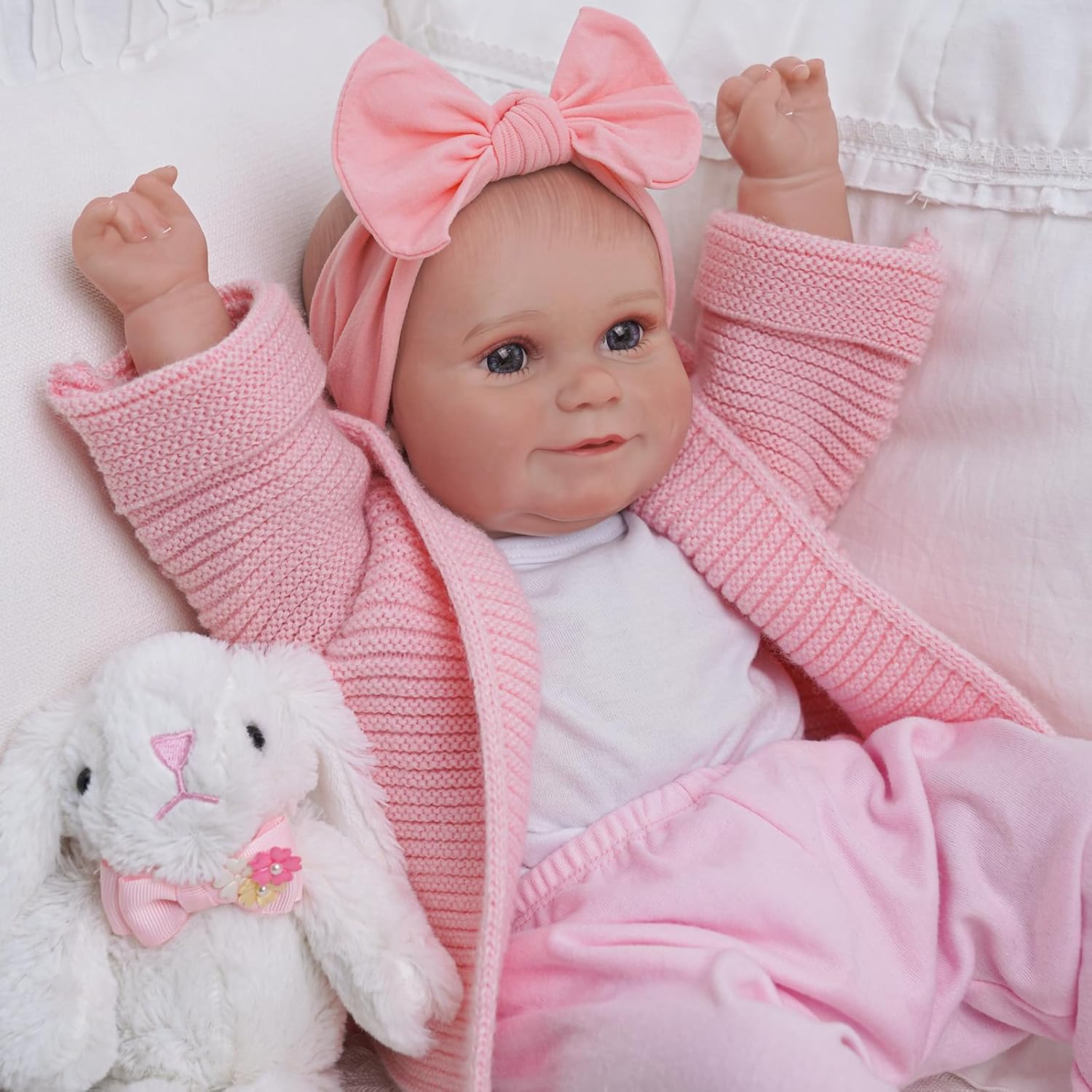 ADFO Lifelike Reborn Baby Doll 20 Inch Soft Body Realistic Newborn Isabella R739211