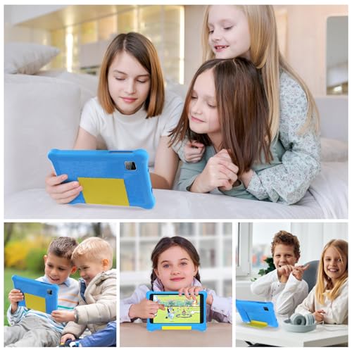 Kids Tablet 7 inch Android 12 2GB 32GB with Parent Controls and Shockproof Case - Pink F53787