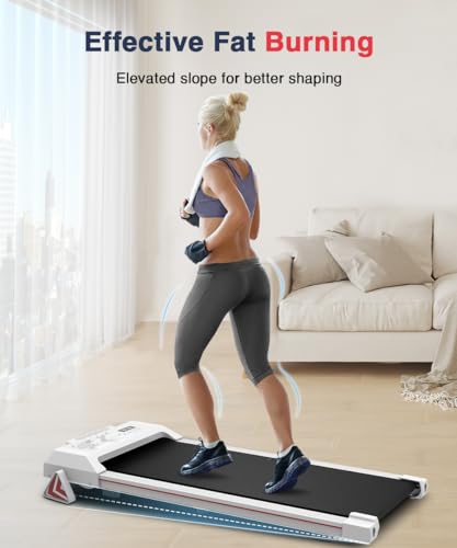 Redliro Walking Pad with Incline, Under Desk Treadmill for Home L5197