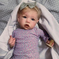 Lifelike Reborn Baby Dolls, 20 inch Newborn Baby Girl Doll with Realistic Veins, Handmade Vinyl Reborn Doll with Weighted Cloth Body, Real Saskia Replica, Advanced Doll Gift Set for Kids Age 3+