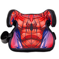 KidsEmbrace Marvel Avengers Spider-Man New Suit Backless Booster Car Seat with Seatbelt Positioning Clip, Red, Blue, and Black