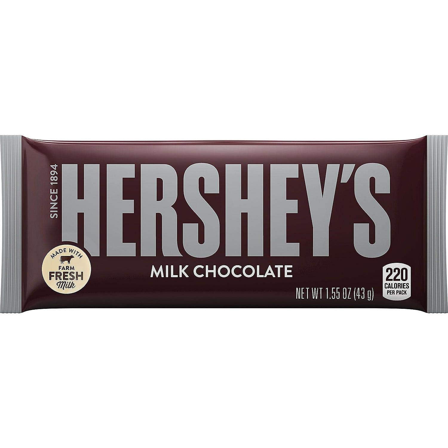 HERSHEY'S Milk Chocolate Bars, 36-Count Box H819