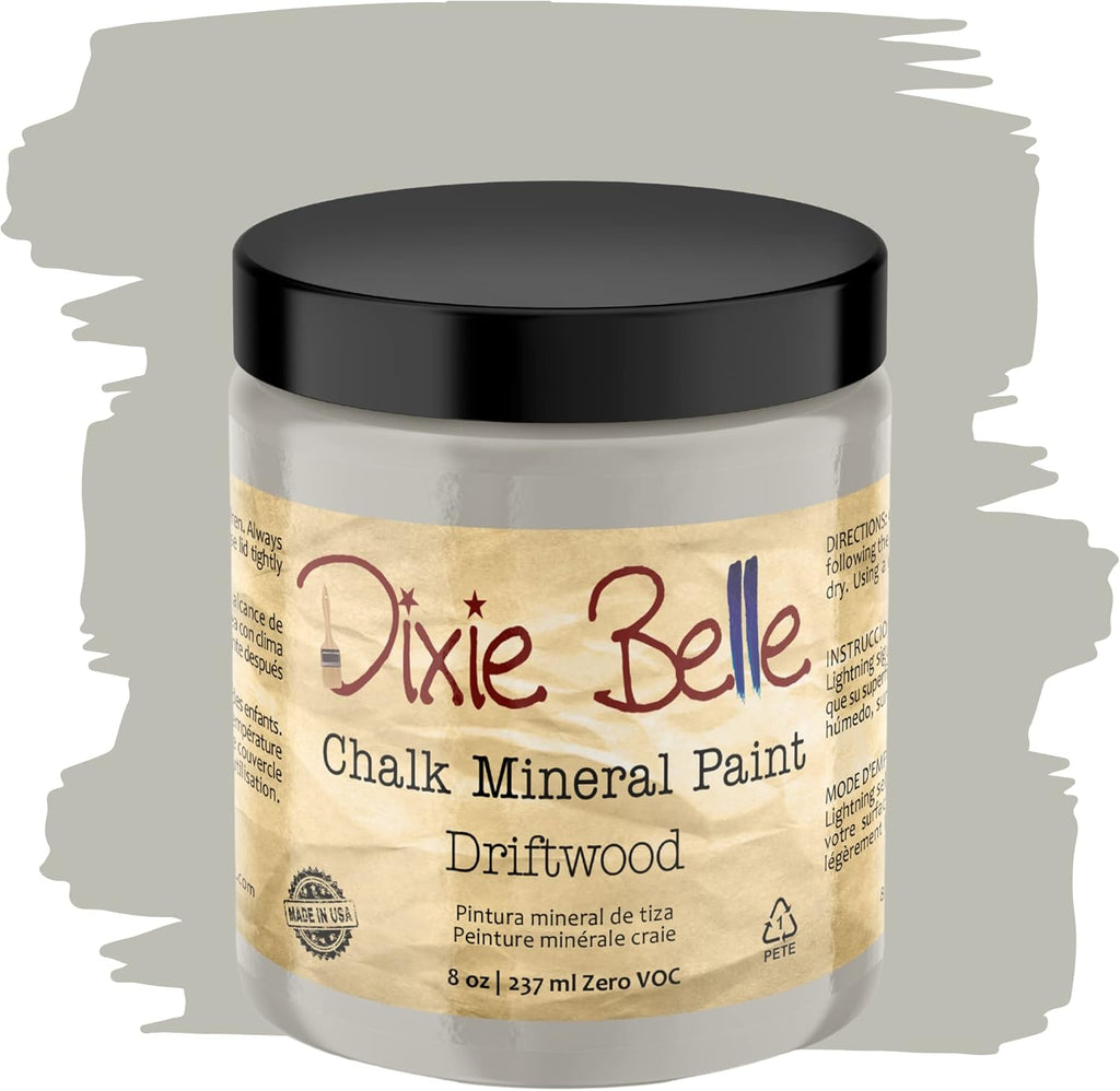 Dixie Belle Paint Company Chalk Finish Furniture Paint (Driftwood) (8oz)