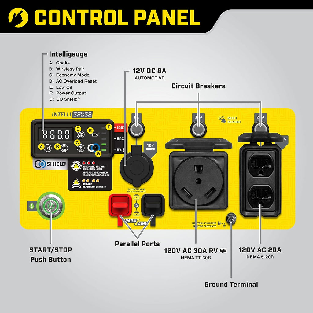 Champion Power Equipment 4250-Watt Wireless Remote Start Inverter Generator M30081