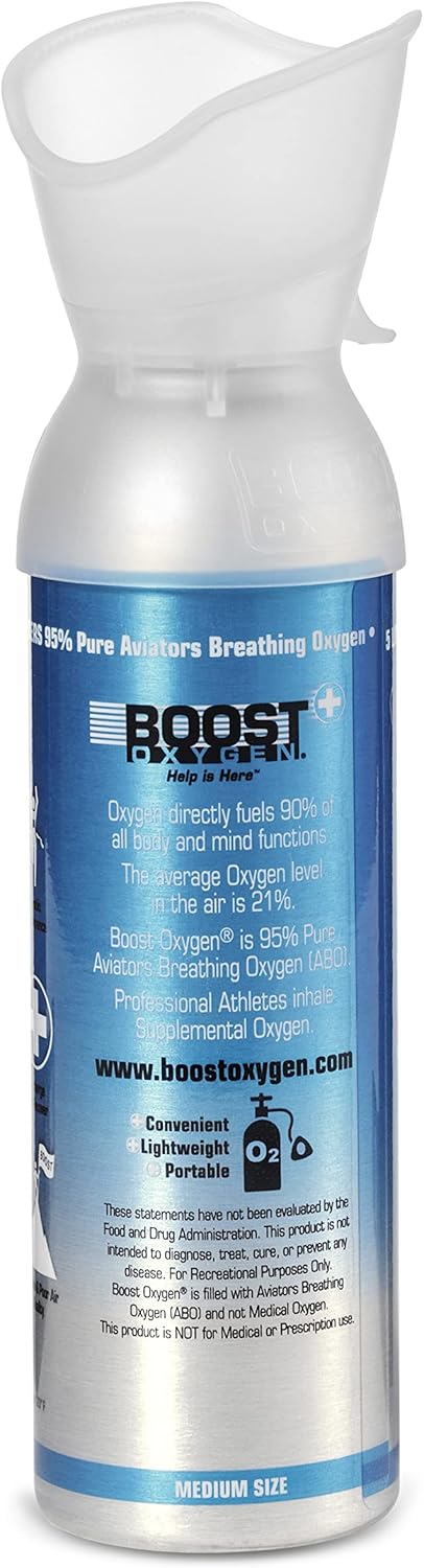 Boost Oxygen Supplemental Oxygen 5L Canister Peppermint Y808