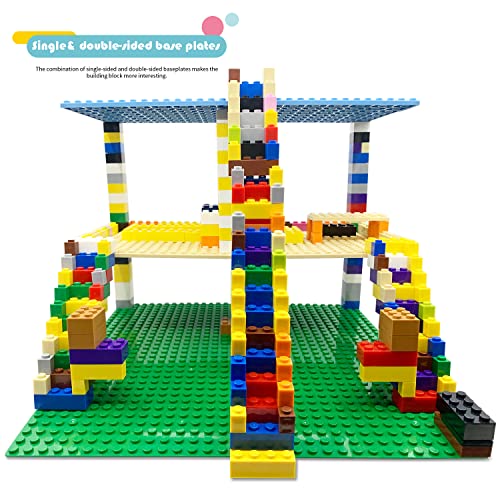 Building Bricks Compatible with Lego Classic - 300 Pieces Basic Bulk Blocks D479368