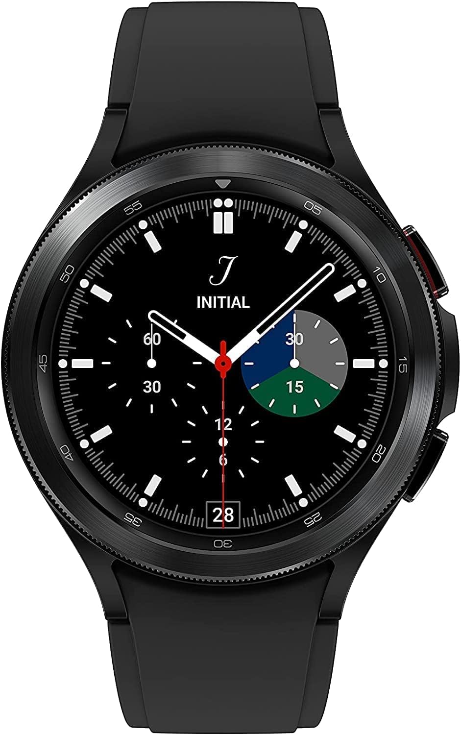 SAMSUNG Galaxy Watch 4 46 mm Smartwatch, ECG Monitor, GPS, US Version, Black W6661