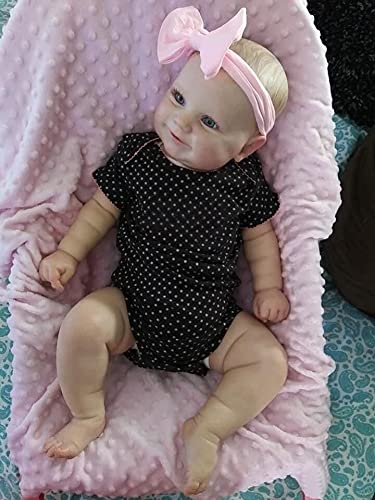 Anano 20 Inch Reborn Baby Doll Toddler Girl Realistic Silicone U3006