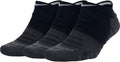 Nike Dry Cushion No-Show Training Socks (3 Pair) (Medium, Black)