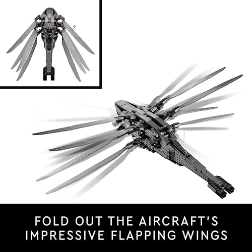 LEGO Icons Dune Atreides Royal Ornithopter Building Set with 8 Minifigures 10327 G5871