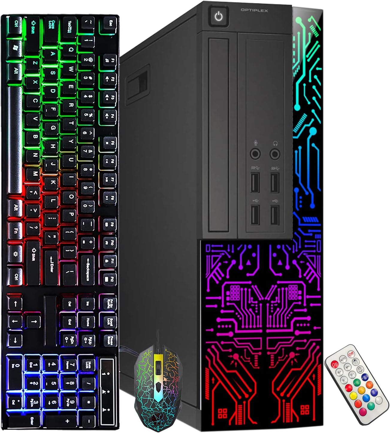Dell OptiPlex Desktop Computer, Intel i5, 8GB RAM, 256GB SSD, Windows 10 (Renewed) V5750