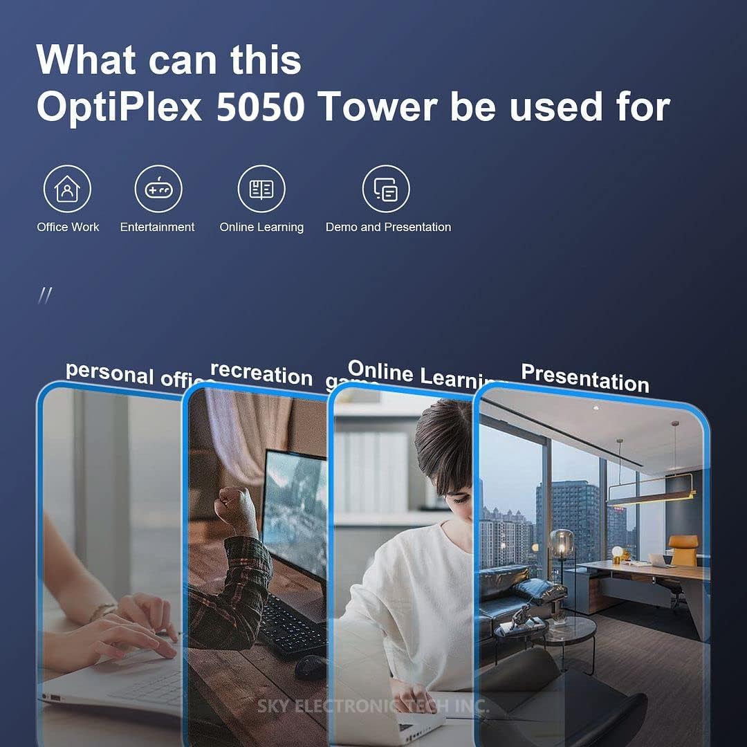 Dell OptiPlex 5050 Mini Tower Desktop PC, Core i7, 16GB RAM, 512GB SSD, Windows 10 Pro (Renewed) C30498