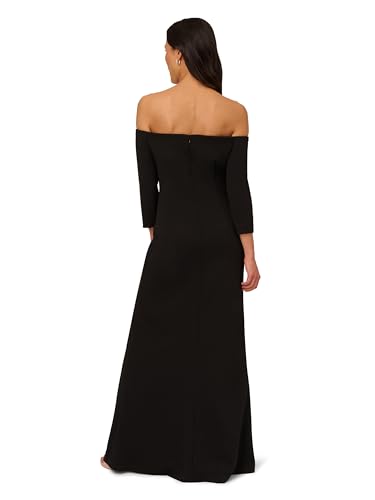 Adrianna Papell Women's Off Shoulder Crepe Gown W646763