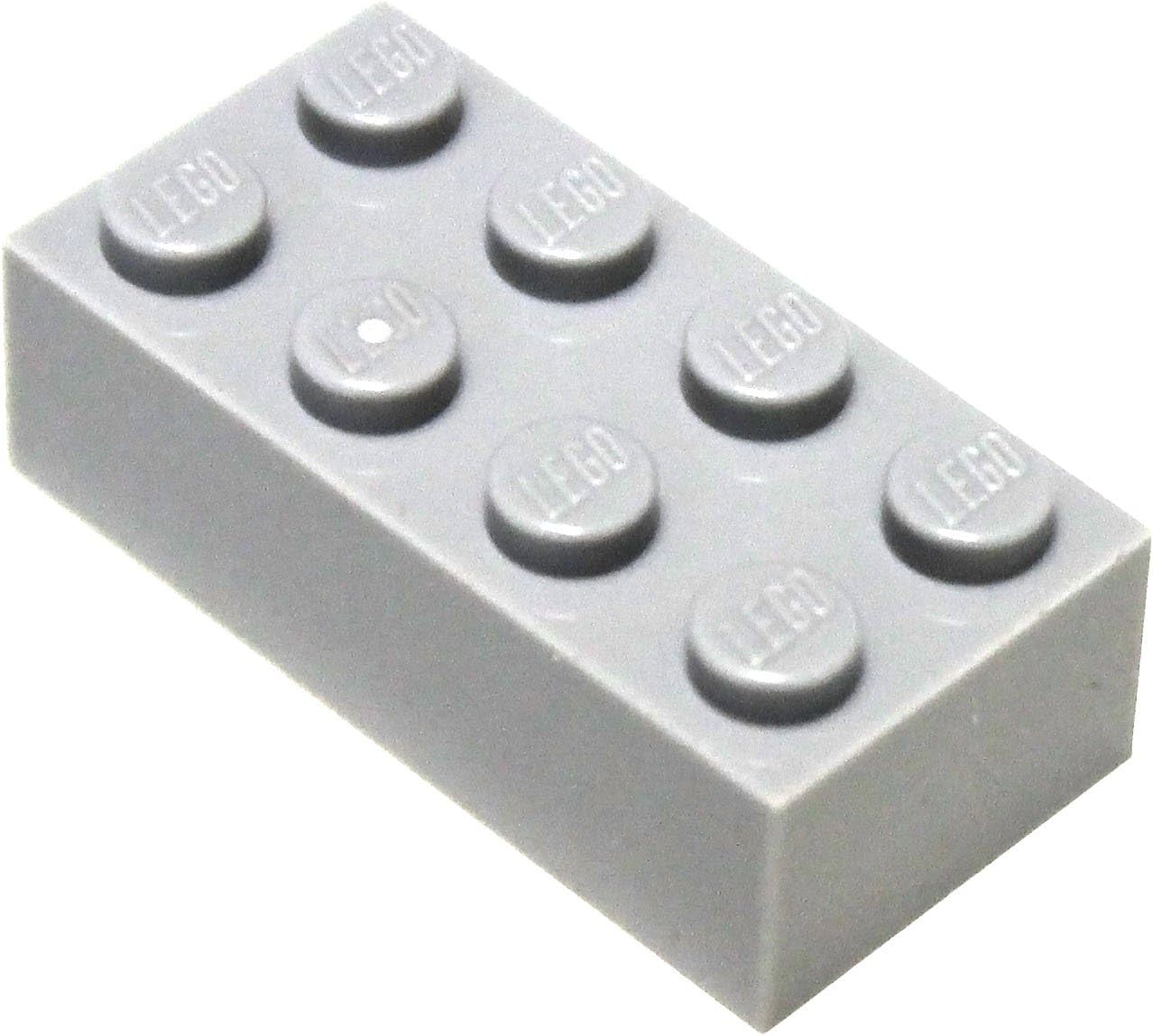 LEGO Parts and Pieces: Light Gray (Medium Stone Grey) 2x4 Brick x20