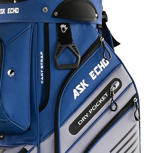 ASK ECHO T-Lock Golf Cart Bag with 14-Way Organizer Top M5200