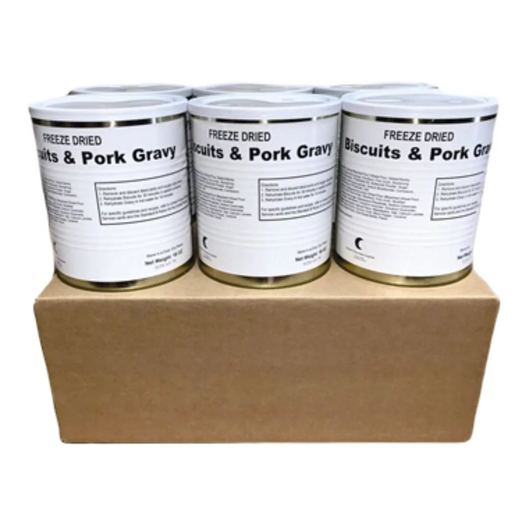 Freeze Dried Emergency Food Biscuits and Gravy 18oz Can R787475