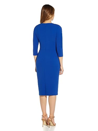 Adrianna Papell Women's Knit Crepe Sheath Dress M87482