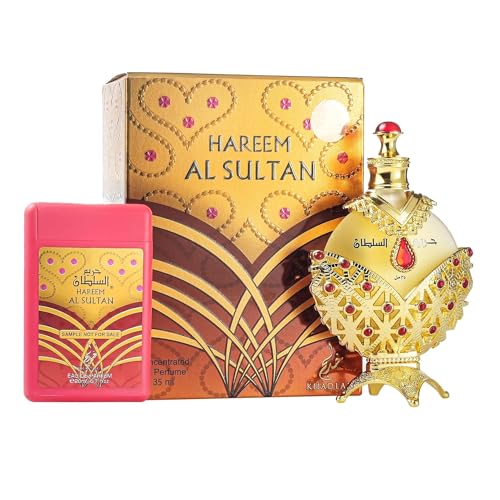 KHADLAJ PERFUMES Hareem Al Sultan Gold Concentrated Perfume Oil, 1.18 oz C292602