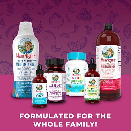 MaryRuth Organics Elderberry Liquid with Vitamin C and Zinc for Adults & Kids O865073