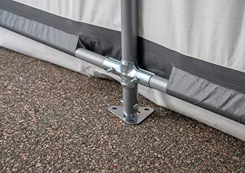 ShelterLogic 10 x 10 Shed-in-a-Box All Season Steel Round Roof Outdoor Storage Shed with Waterproof Cover, Grey S288