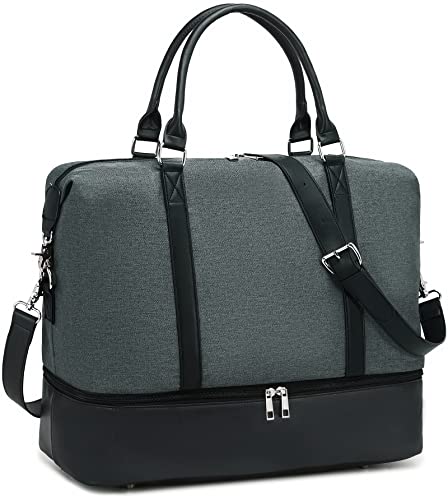 BTOOP Travel Weekender Bag Women Overnight Carry On Tote Duffle Hospital Bags Set with Shoe Compartment