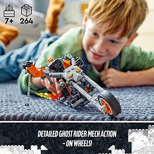 LEGO Marvel Ghost Rider Mech & Bike 76245 Buildable Motorbike Toy X5655