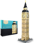 ArtorBricks Architectural Big Ben Large Collection Building Set Model Kit and Gift for Teens and Adults, Compatible with LEGO (1666 pieces)