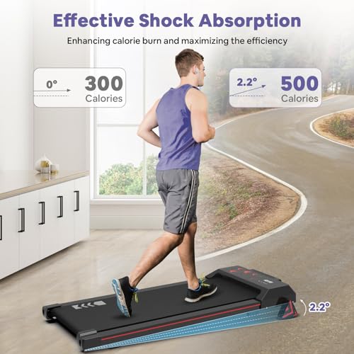 Walking Pad with Incline - Under Desk Treadmill for Home Office P508