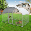 Large Metal Chicken Coop Walk-in with Anti-UV Cover for Outdoor Farm Use Z5246