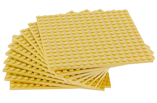 SCS Direct Brick Building Blocks Green Baseplates 5x5 (10pcs) B194405