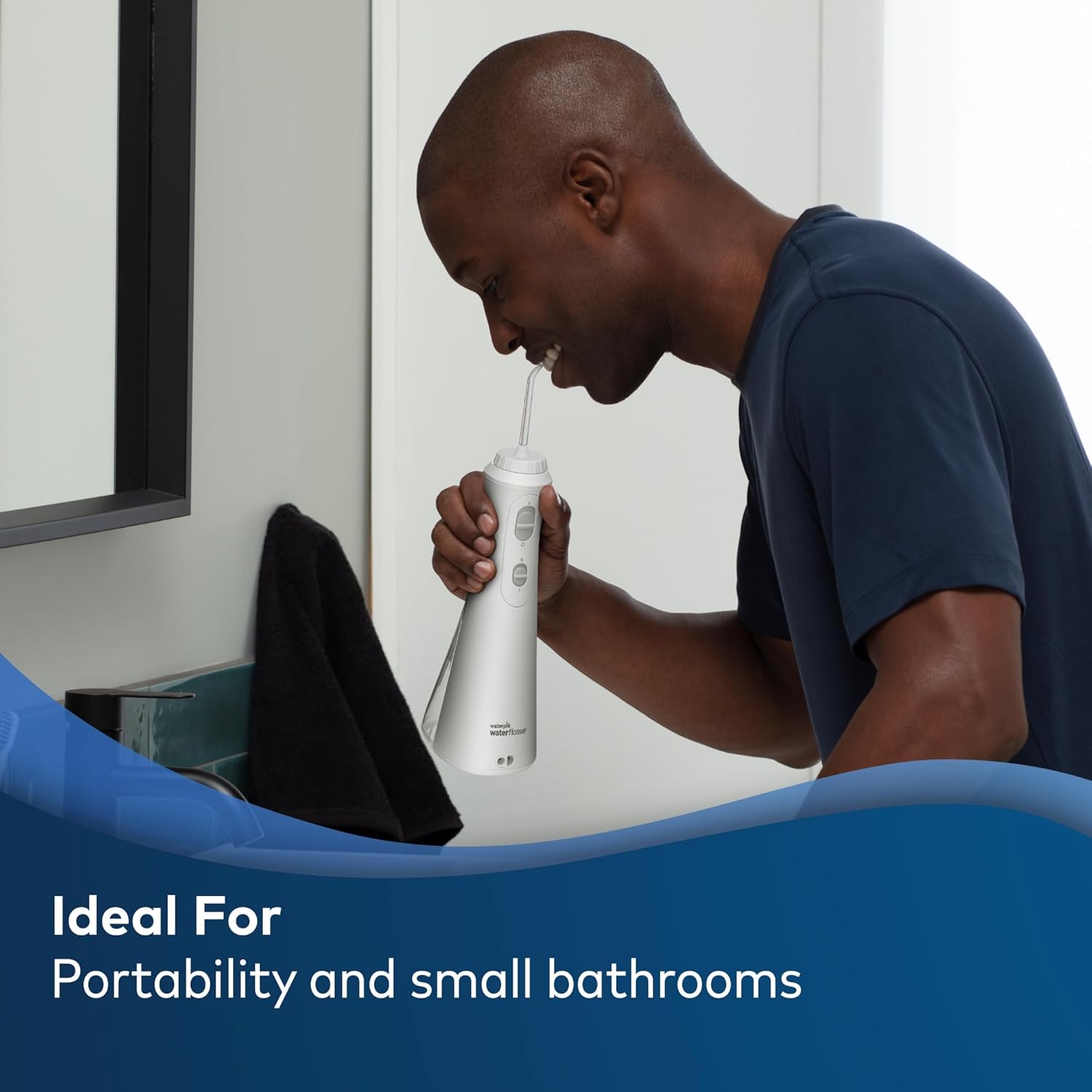 Waterpik Cordless Plus Water Flosser WP-450, White, Rechargeable C22309