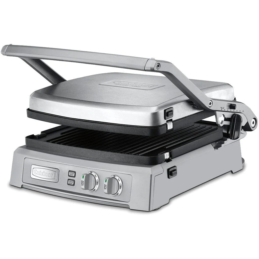 Cuisinart Griddler Deluxe with Reversible Grill/Griddle Plates and Dual-Zone Control P634816