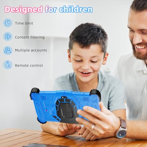 Kids Tablet 7 Inch Android 14, Octa-Core, 10+64GB, WiFi 6, Blue V233980