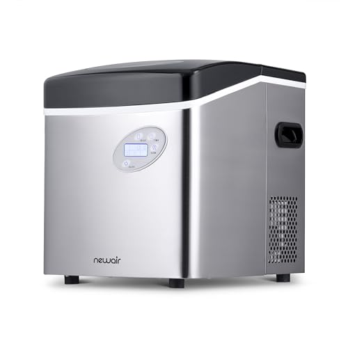 Newair Portable Ice Maker 50 lb Daily, Compact Countertop, Stainless Steel Z926920
