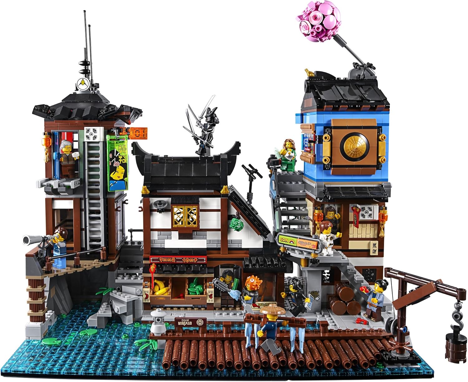 LEGO NINJAGO Movie Ninjago City Docks 70657 Building Kit W74276