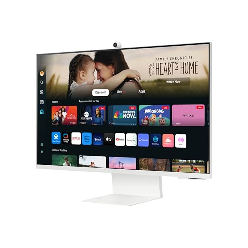 SAMSUNG 32-Inch M8 (M80D) Series 4K UHD Smart Monitor with Streaming TV and SlimFit Camera F19078