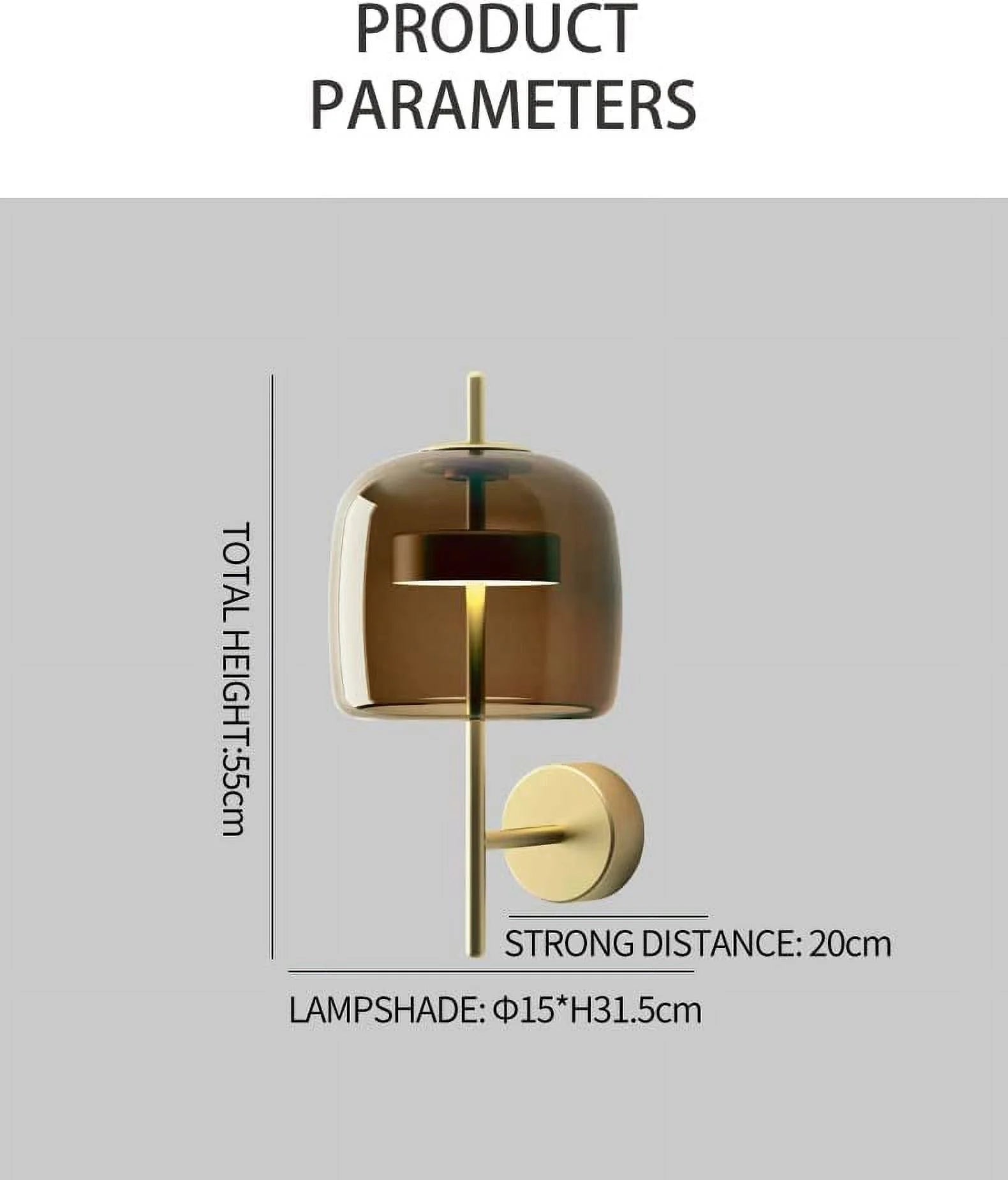 Mid-Century Modern LED Wall Sconce Y1481