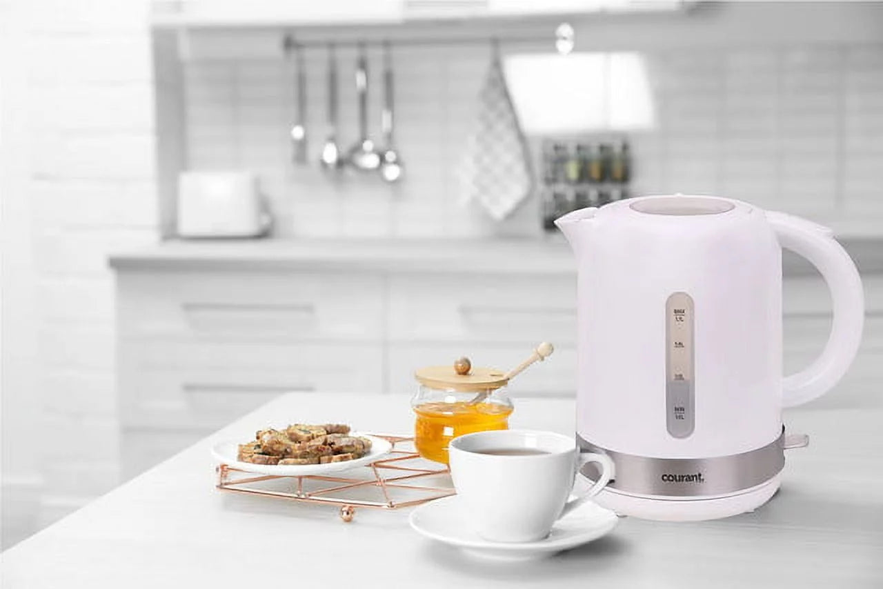 Courant KEP-175W 1.7L Cordless Electric Kettle White G951992