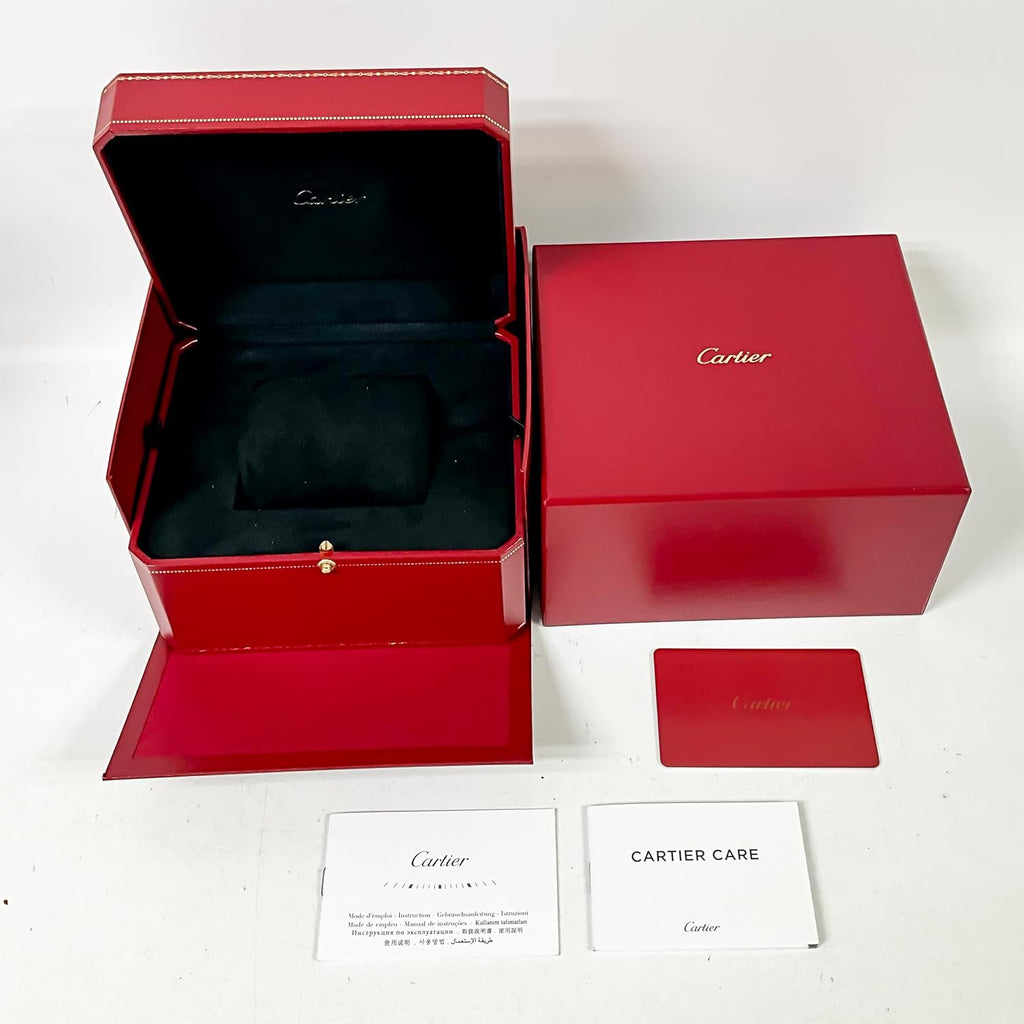Cartier Tank Manual Wind Black Dial Watch WGTA0025 Pre-Owned N757889