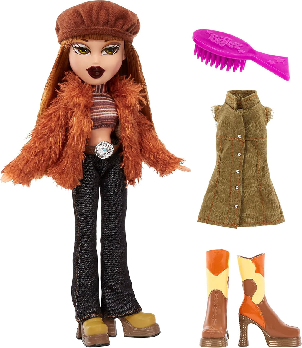 Bratz Original Fashion Doll Meygan with 2 Outfits and Poster G983367