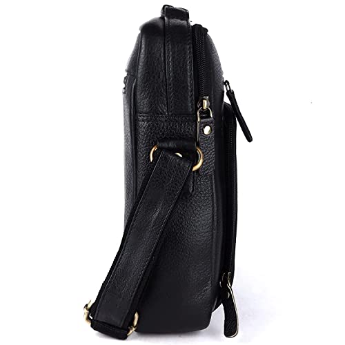SUNLEXA Real Leather Crossbody Bags for Women Travel Purse P49051