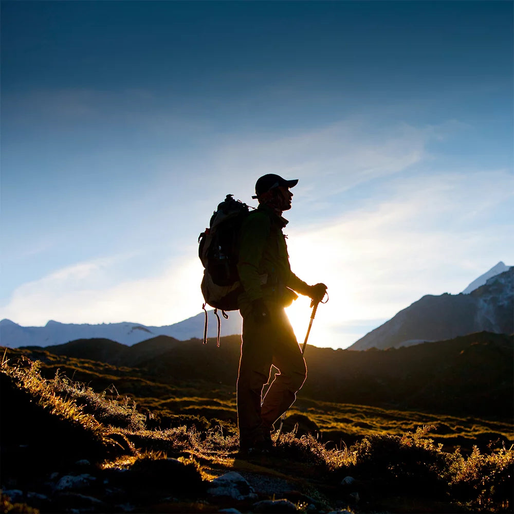 Crown Sporting Goods Shock-Resistant Adjustable Trekking Pole K9593