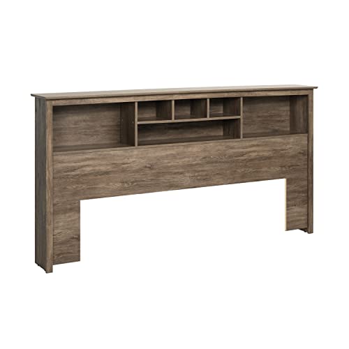 Prepac King Bookcase Headboard, Black A905