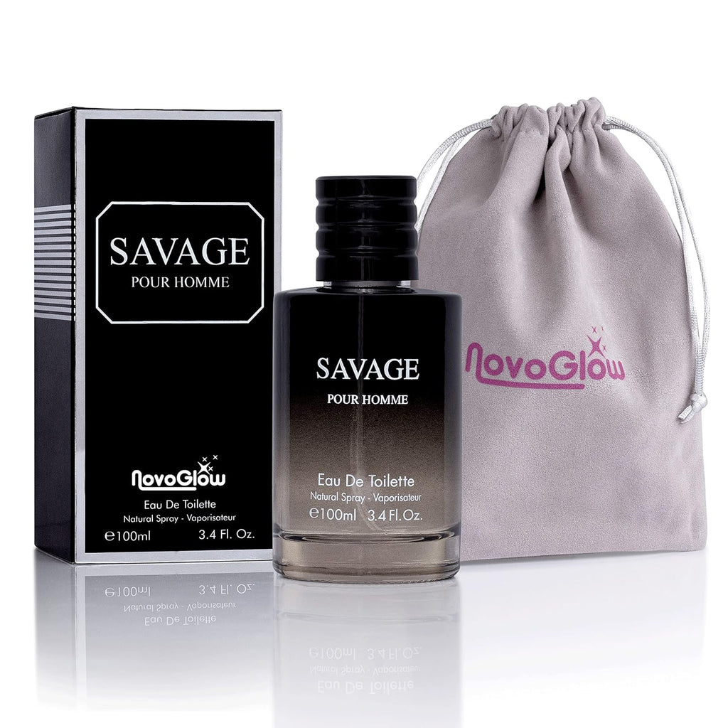 Savage for Men 3.4 Oz Eau De Toilette Spray for Men with Carrying Pouch U410
