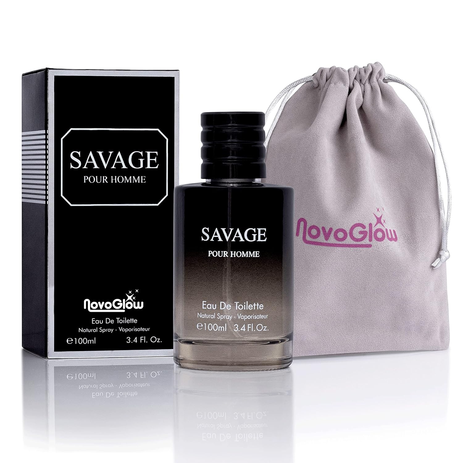 Savage for Men 3.4 Oz Eau De Toilette Spray for Men with Carrying Pouch U410